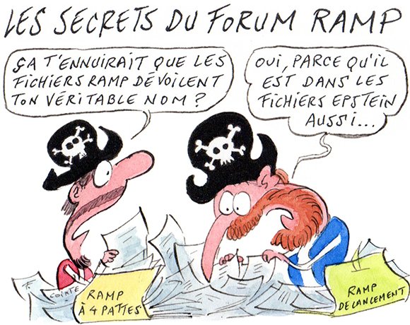 Dessin: Après la chute du forum Ramp, place à l’anxiété pour les cybercriminels